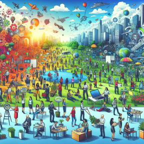 Image representing people traveling the world without leaving their living room