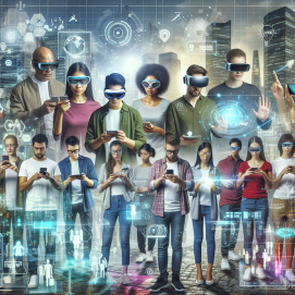 People enjoying themselves at home