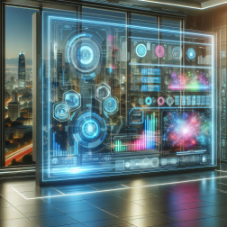 Example of a screen of the future