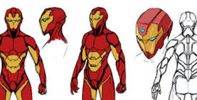 diagram of Iron Man's suit